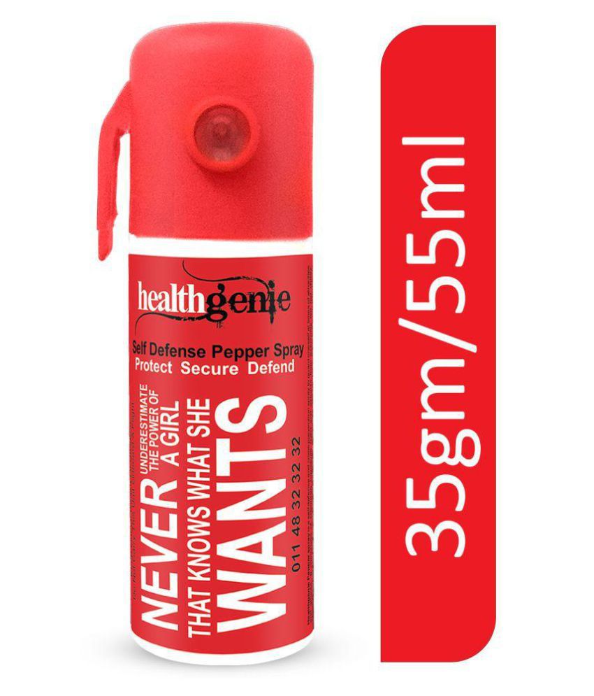 Healthgenie Pepper Spray upto 10 feet range (35Gms) Pepper Spray - Price 199 55 % Off  