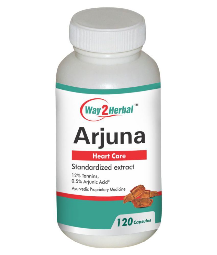     			Way2Herbal Arjuna 120    Capsule 500 mg