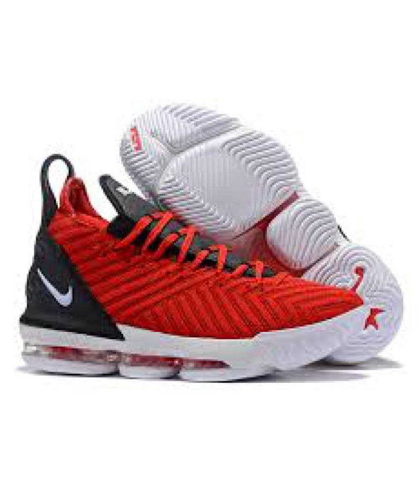 lebron 16 shoes red