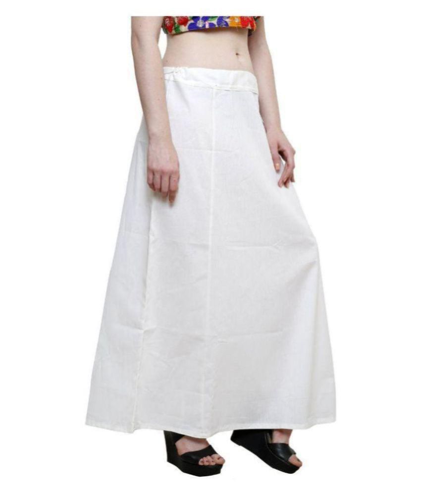 Bulbul White Cotton Petticoat Price in India - Buy Bulbul White Cotton ...