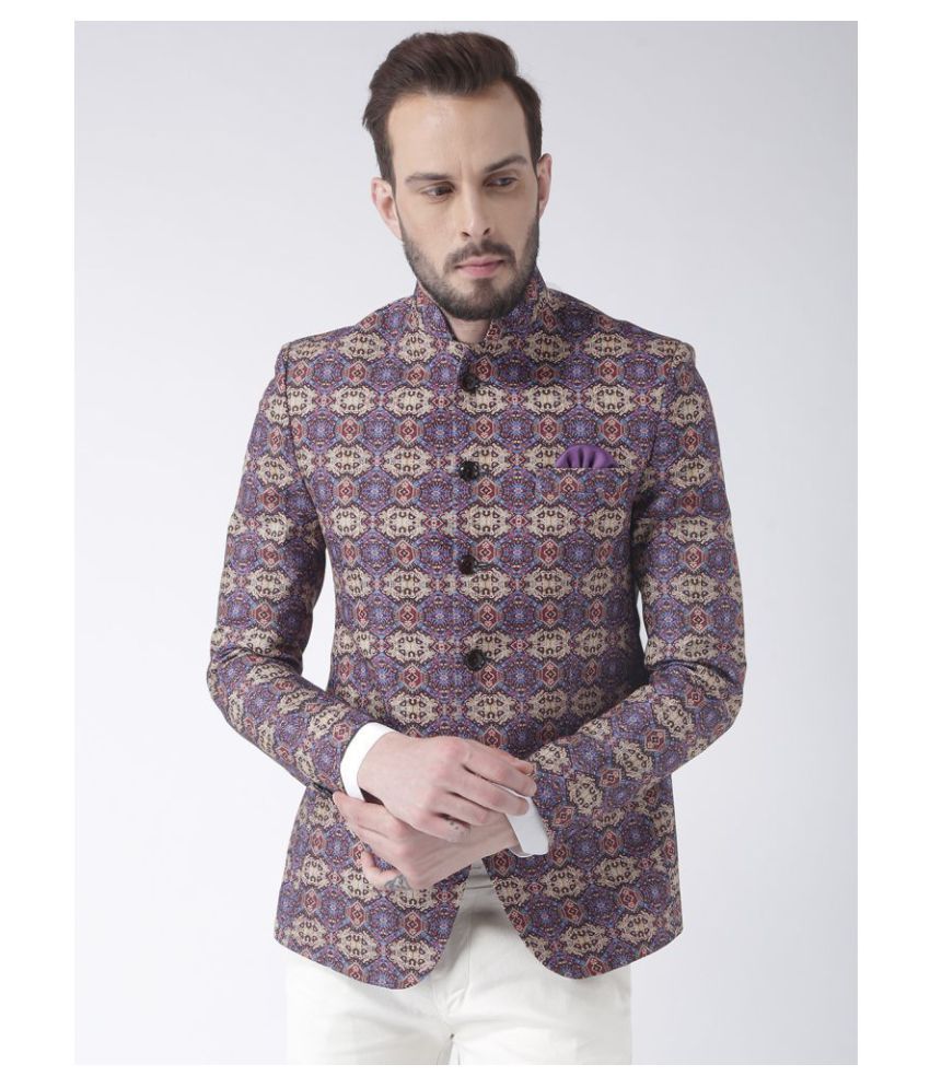     			Hangup Multi Printed Party Blazers