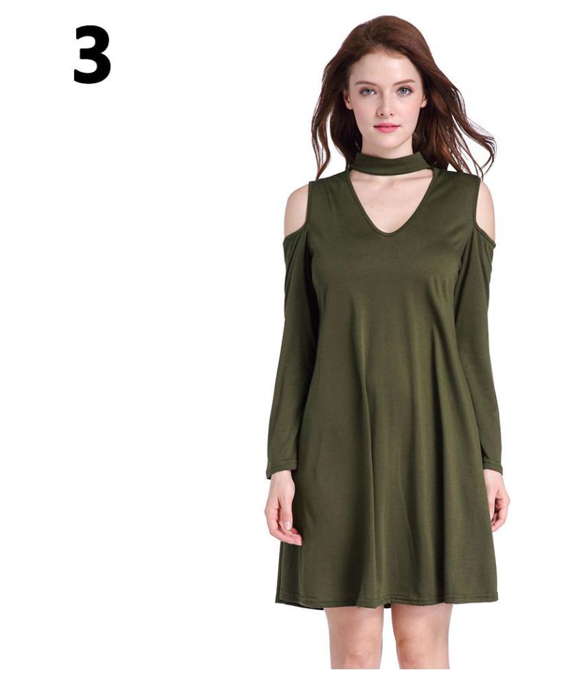 long sleeve umbrella dress