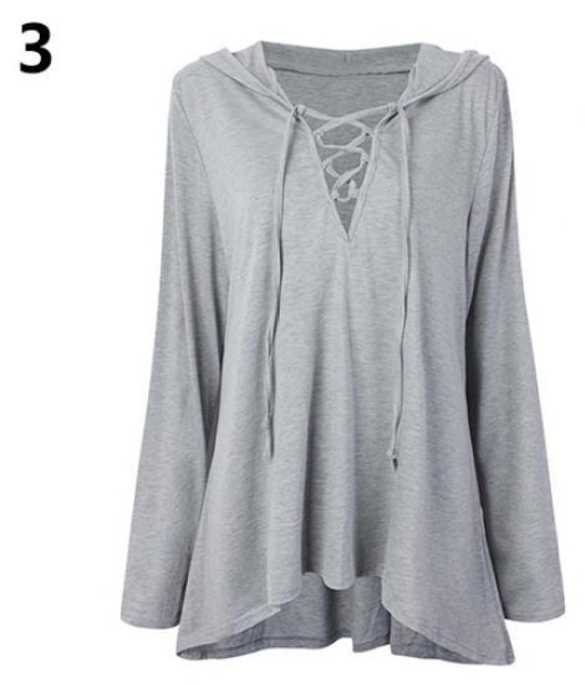 Buy Women Sexy Low Cut V-Neck Lace Up 