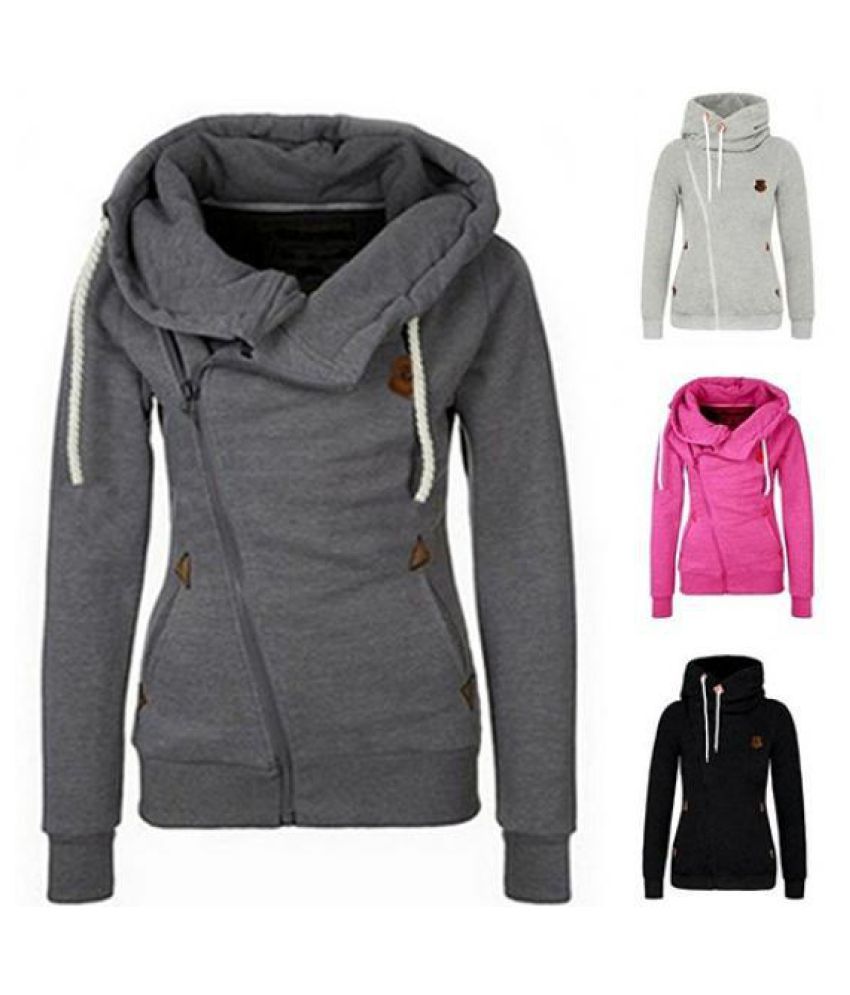 side zip hoodie women's