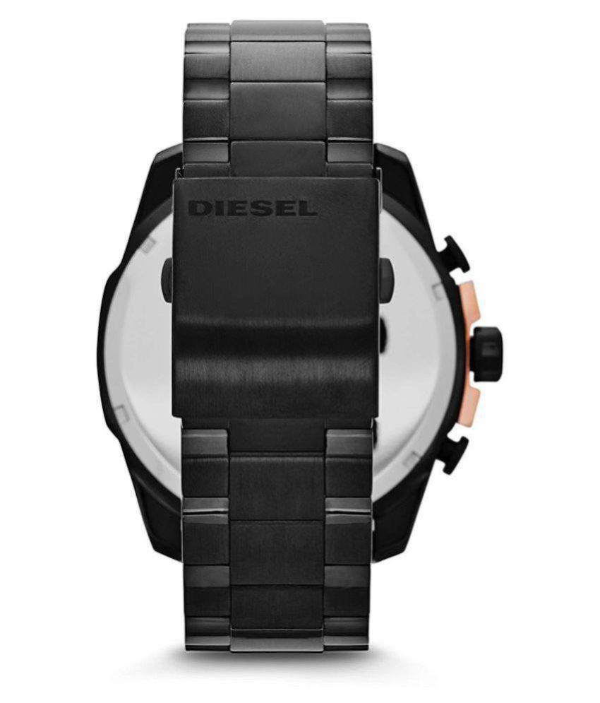 Diesel Black Pvd and Rose Gold Tone Dz 4309 Only The Brave Watch Listed By  Gold And Beyond - Tradesy