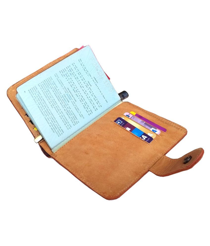 ABYS Leather Beige Passport Holder Buy ABYS Leather Beige Passport