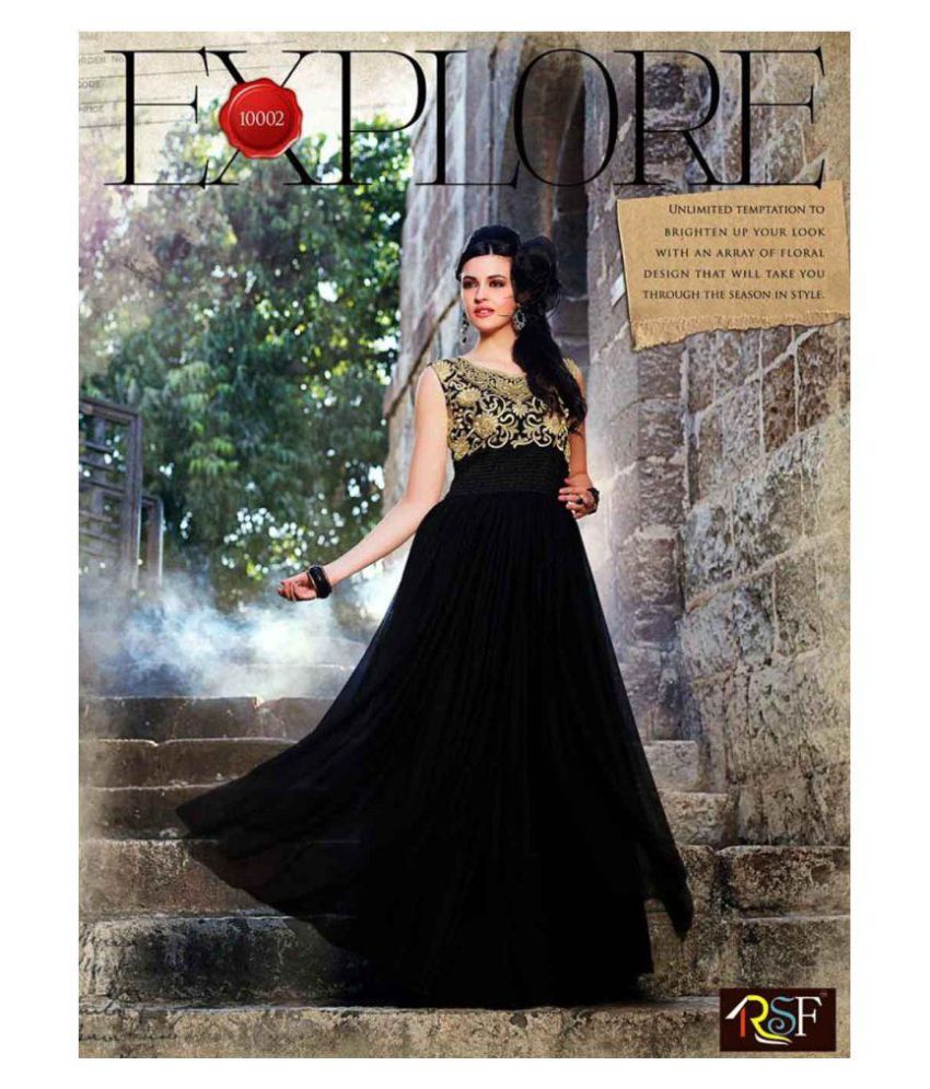 black net gown