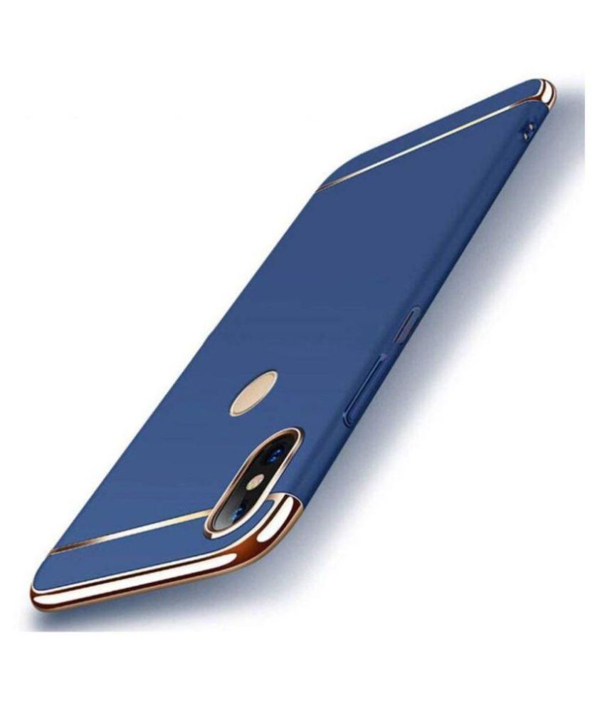 Xiaomi Redmi Note 6 Pro Shock Proof Case Shopyholik Blue Plain Back Covers Online At Low 9267