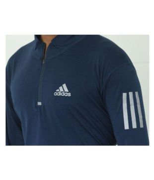 Adidas Full Sleeves Hi-Neck Zipper T 