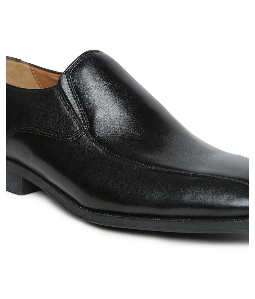 Clarks Slip On Genuine Leather Black Formal Shoes Price in