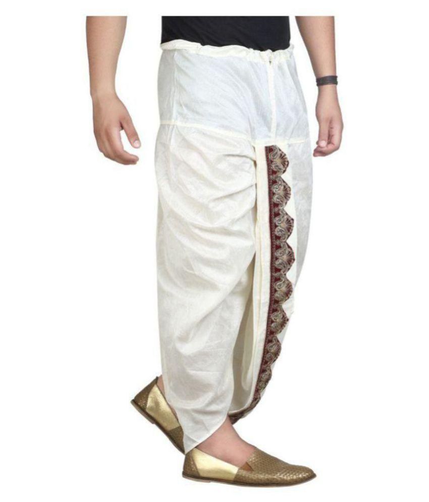 black shirt & dhoti