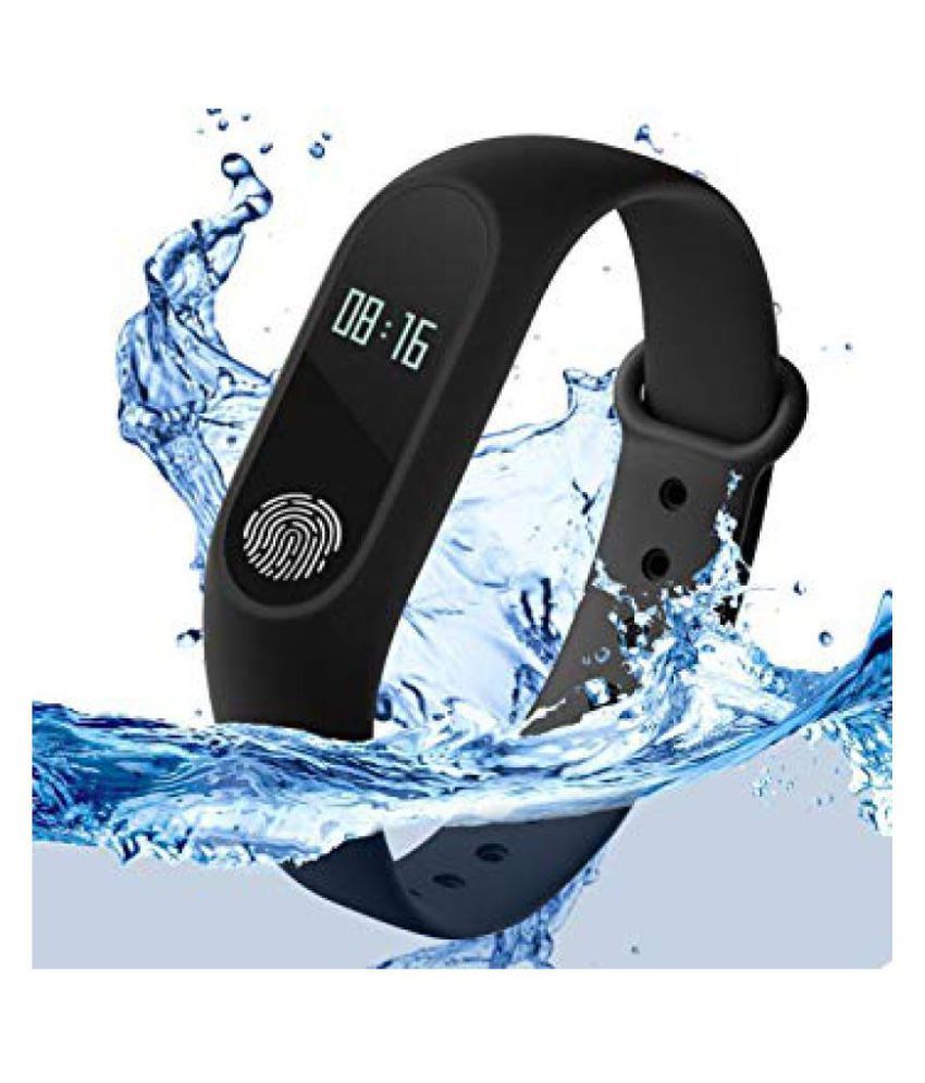 m2 waterproof heart monitoring fitness smart band
