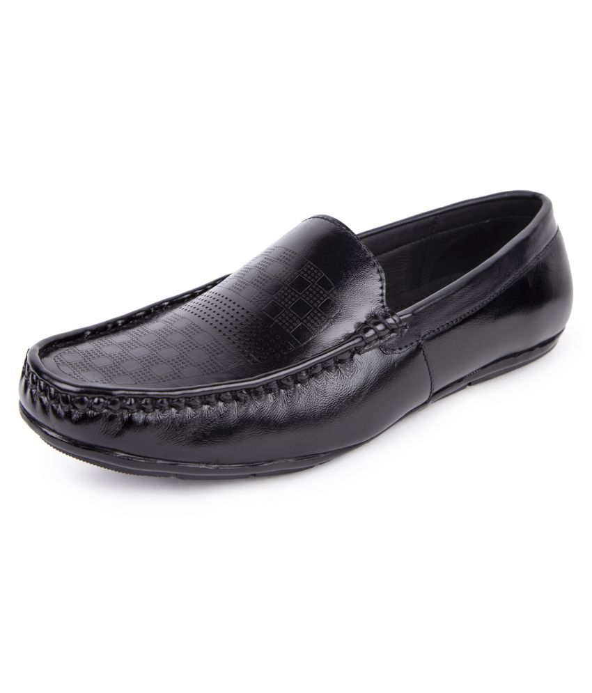 LOUIS STITCH Black Loafers - Buy LOUIS 