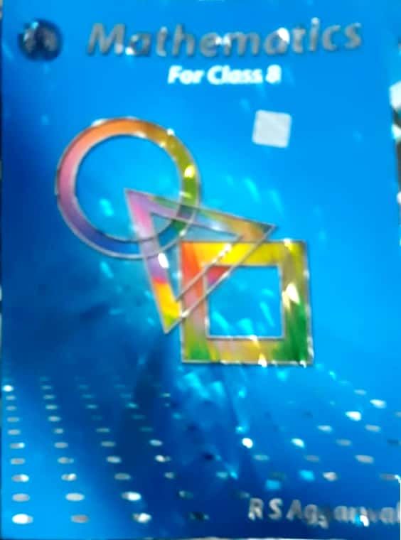 Mathematics for Class 8 by R S Aggarwal 2019 Buy Mathematics for
