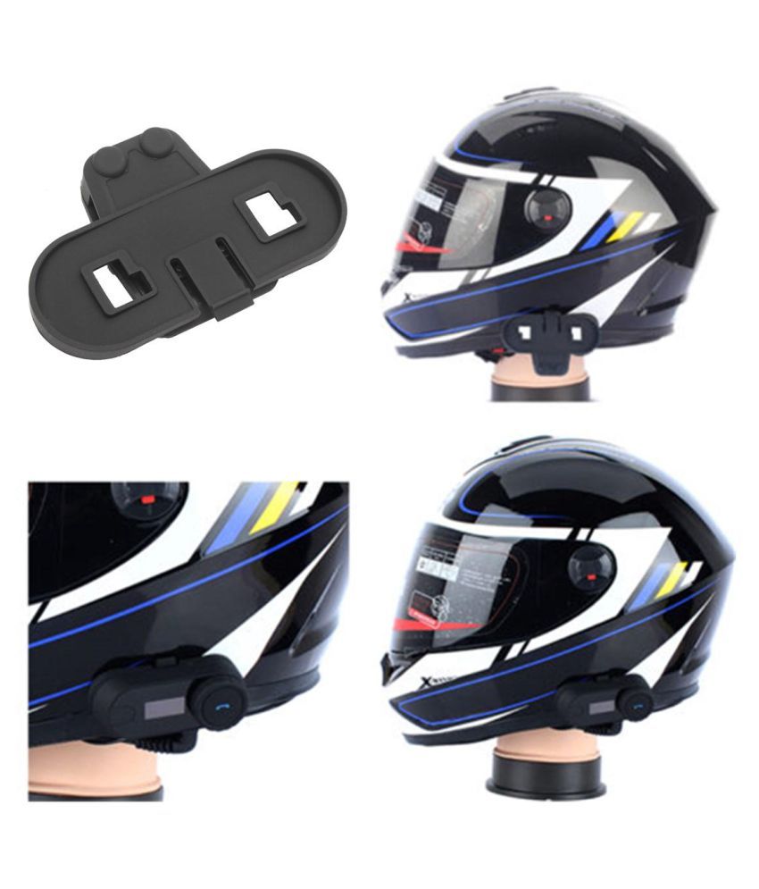Buy Motorcycle Helmet Headset Mic Speaker Intercom Bluetooth Interphone V6 BT FDC US Online at