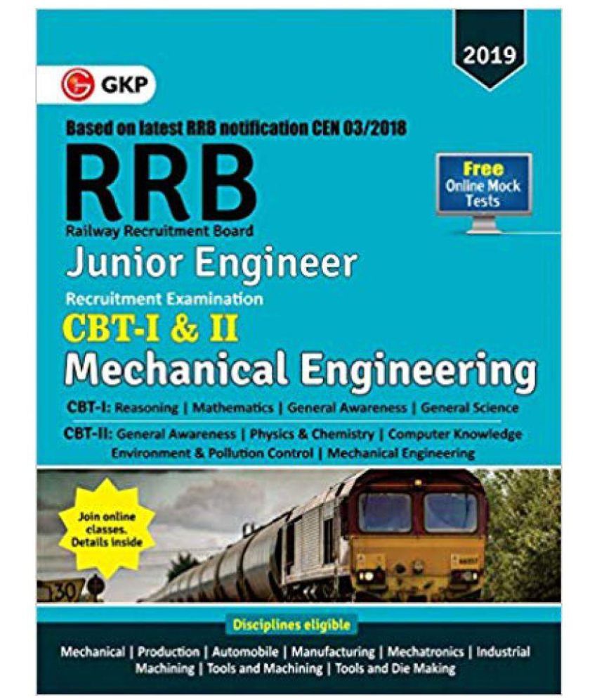 Rrb Railway Recruitment Board Junior Engineer Cbt I Ii