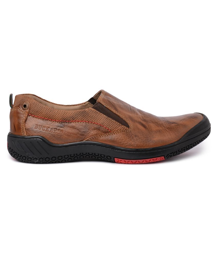 buckaroo tan loafers