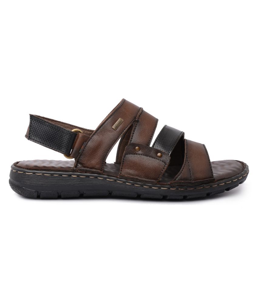 buckaroo men's leather sandals