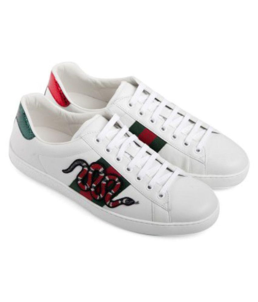 Gucci White Casual Shoes Price in India Buy Gucci White
