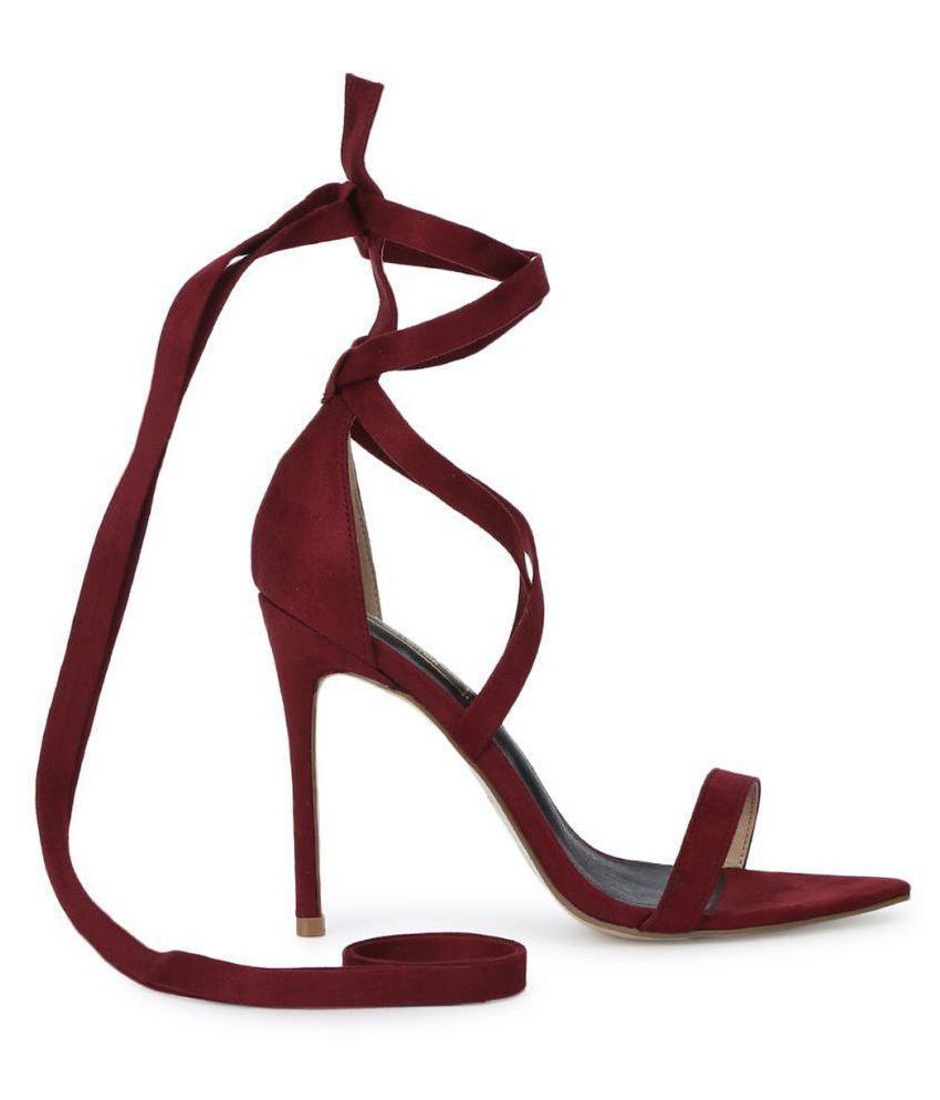 maroon heels amazon
