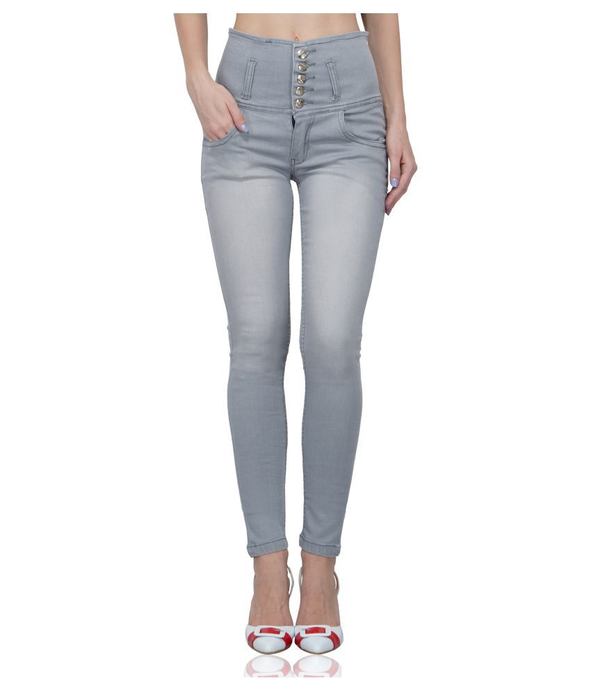 Luxsis Denim Jeans - Grey - Buy Luxsis Denim Jeans - Grey Online at ...