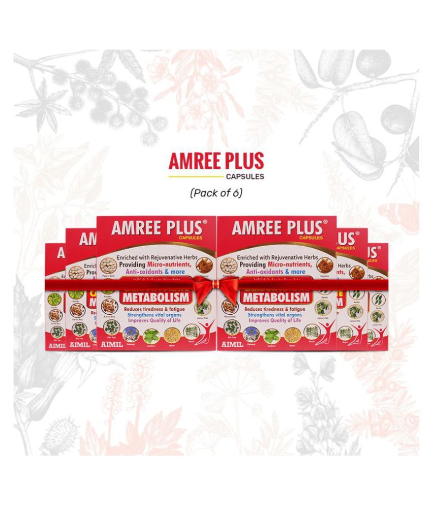 Aimil Amree Plus Capsule 20 no.s Pack Of 6: Buy Aimil Amree Plus