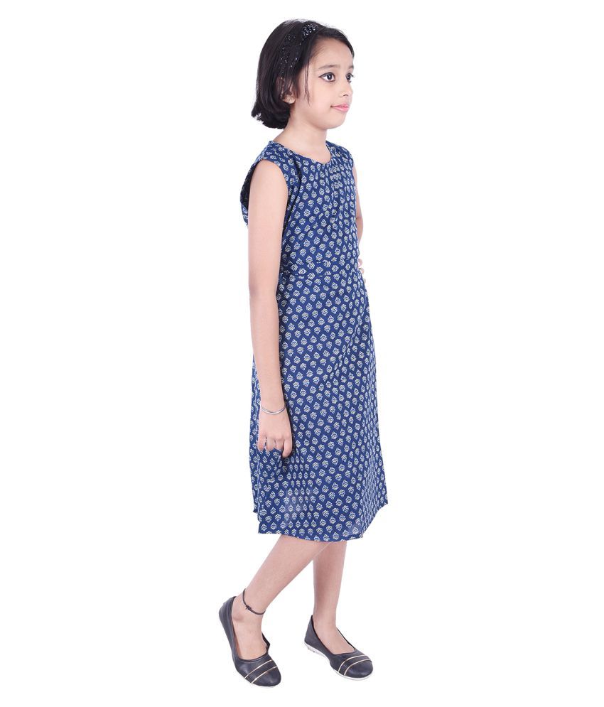 cotton printed frock design