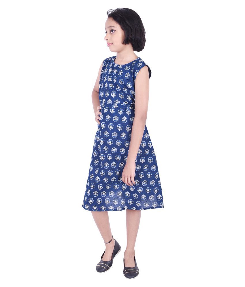 cotton printed frock design