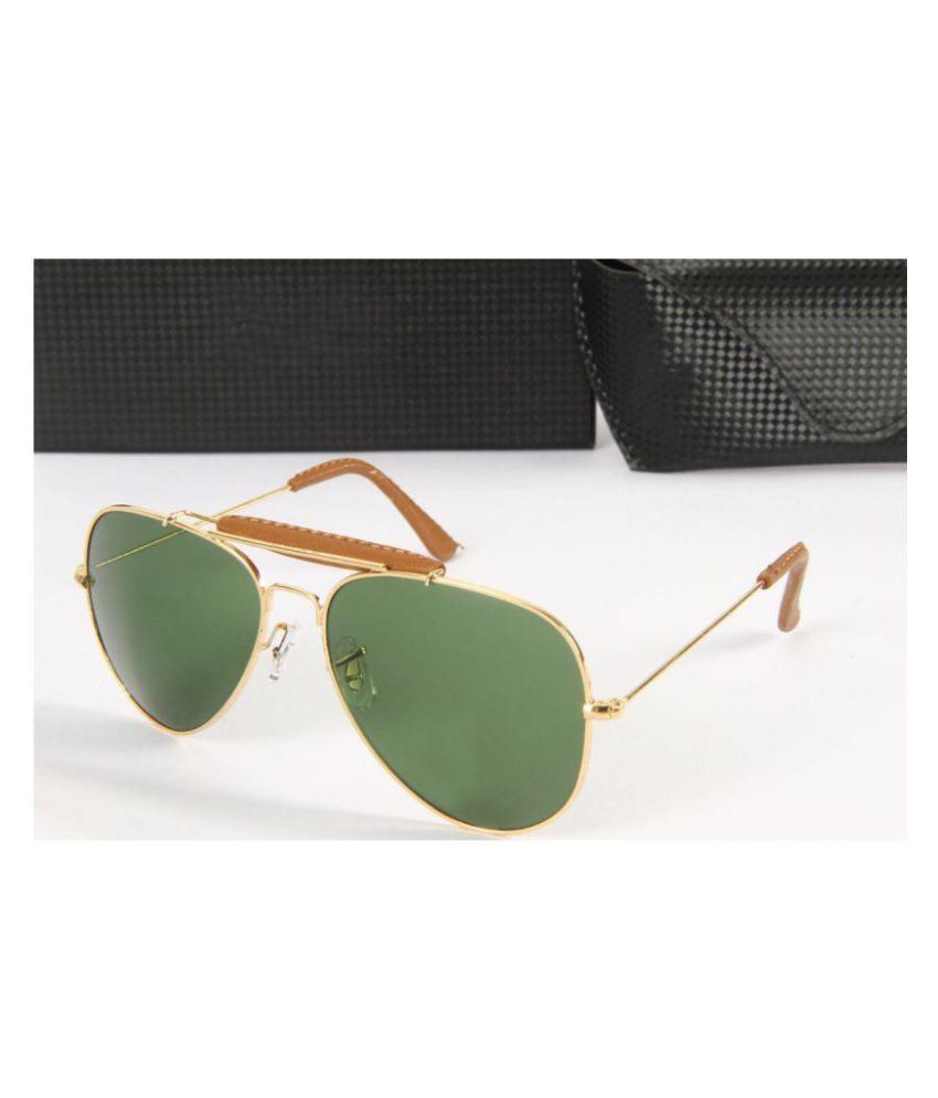 QUALITY SUNGLASSES Green Pilot Sunglasses ( BAR ) Buy QUALITY