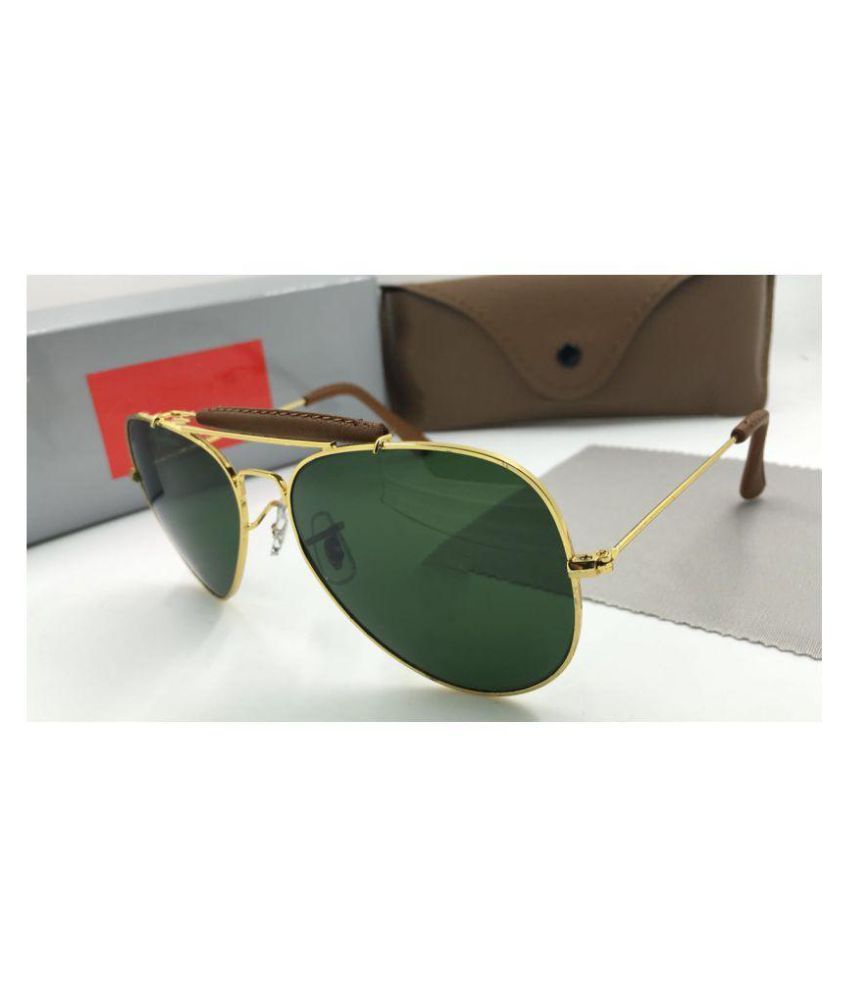QUALITY SUNGLASSES Green Pilot Sunglasses ( BAR ) Buy QUALITY