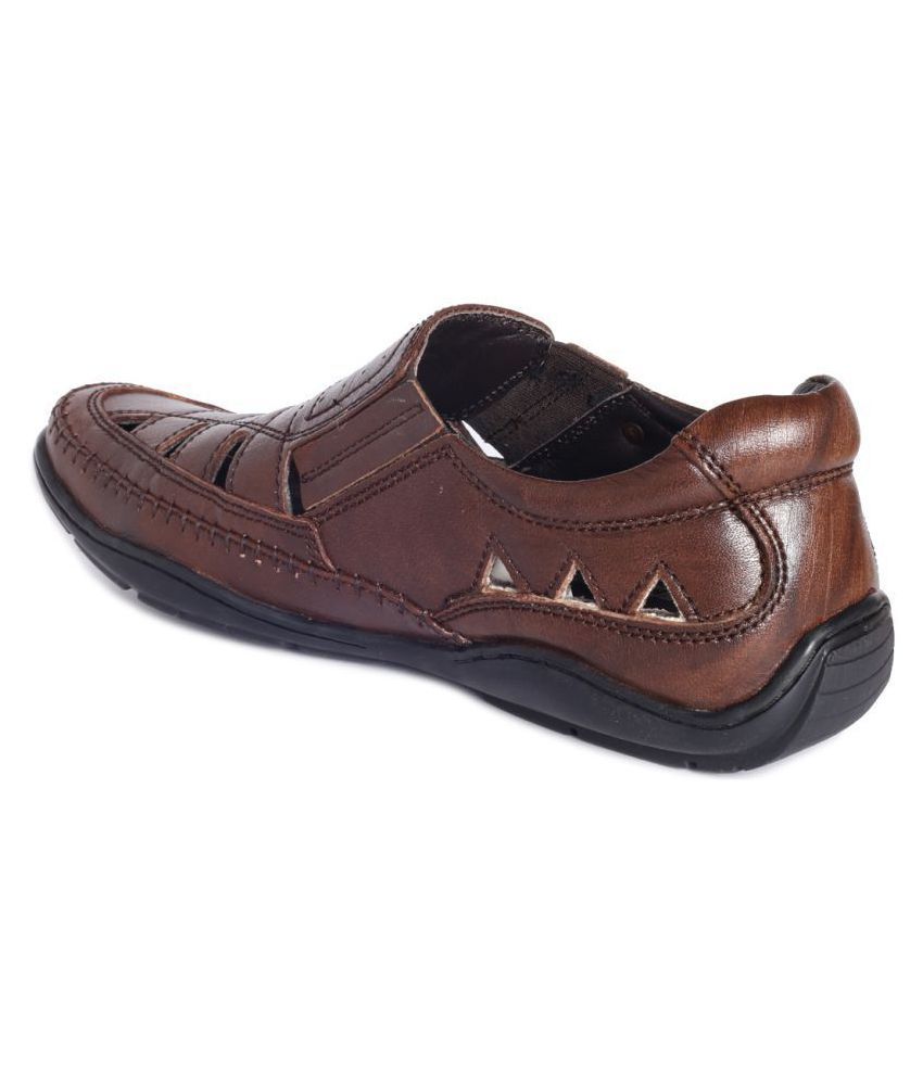 buckaroo men's leather sandals