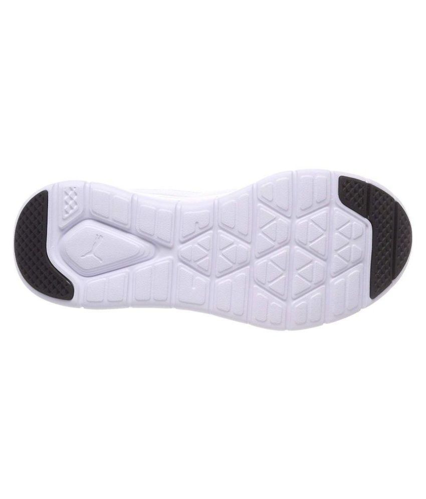 puma black flex essential running shoes