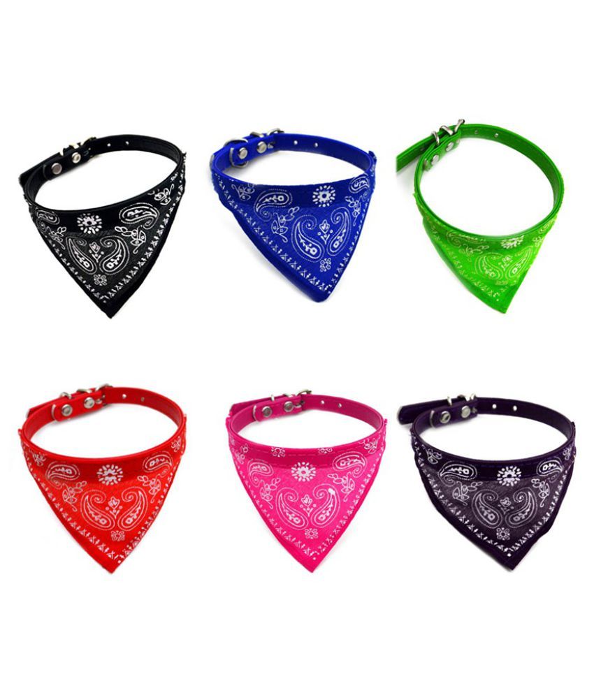 Adjustable Pet Cat Collars Scarf Neckerchief Necklace Trigon Pet