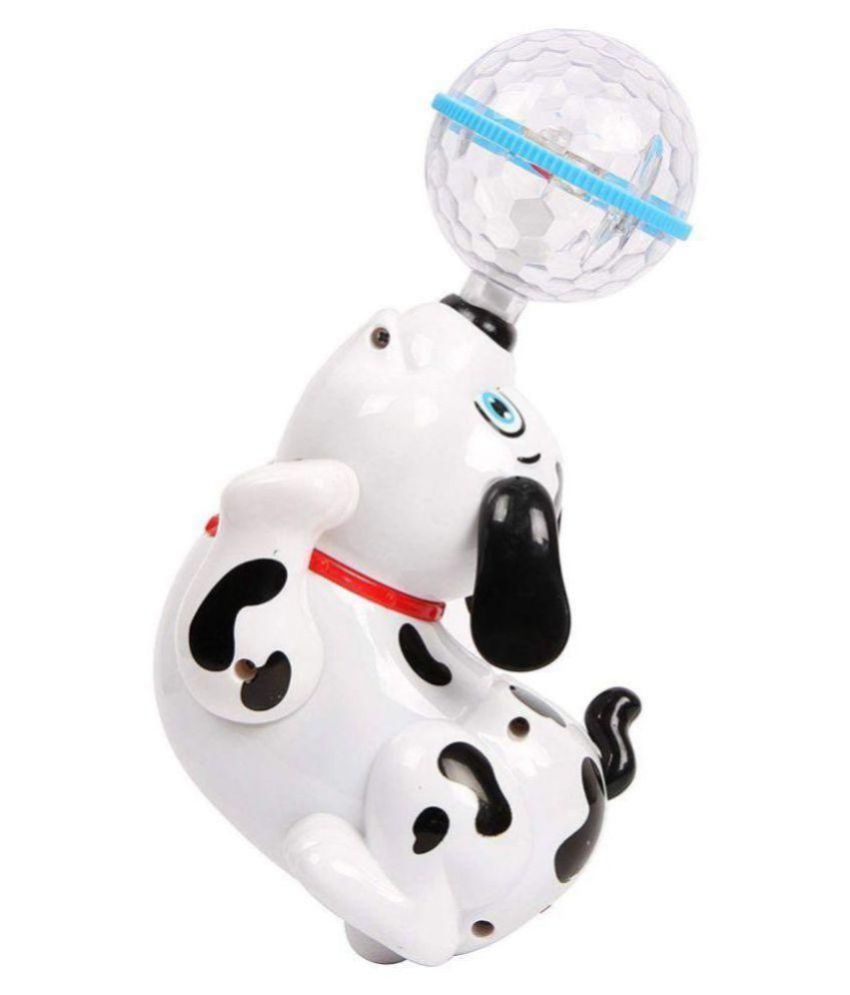 Vihaa Dancing Dog with Music and 3D Flashing Lights 360° Rotating Dog