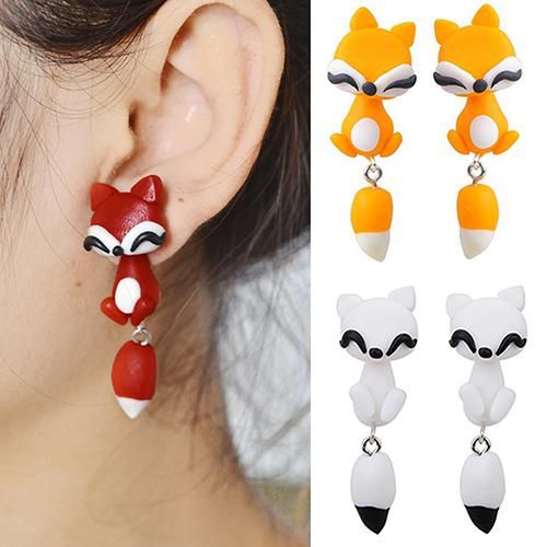 Women's Polymer Clay Animal Earrings Cute Cartoon Cat Ear Studs Earbobs  Jewelry Fashion Jewellery - Buy Women's Polymer Clay Animal Earrings Cute  Cartoon Cat Ear Studs Earbobs Jewelry Fashion Jewellery Online at
