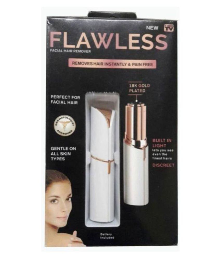 instructions for battery flawless facial hair remover