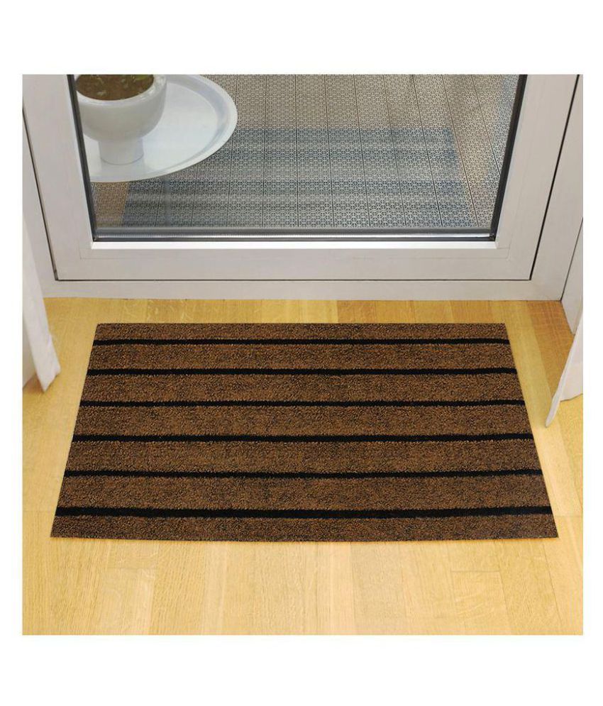     			E-Retailer Brown Single Regular Outdoor Mat