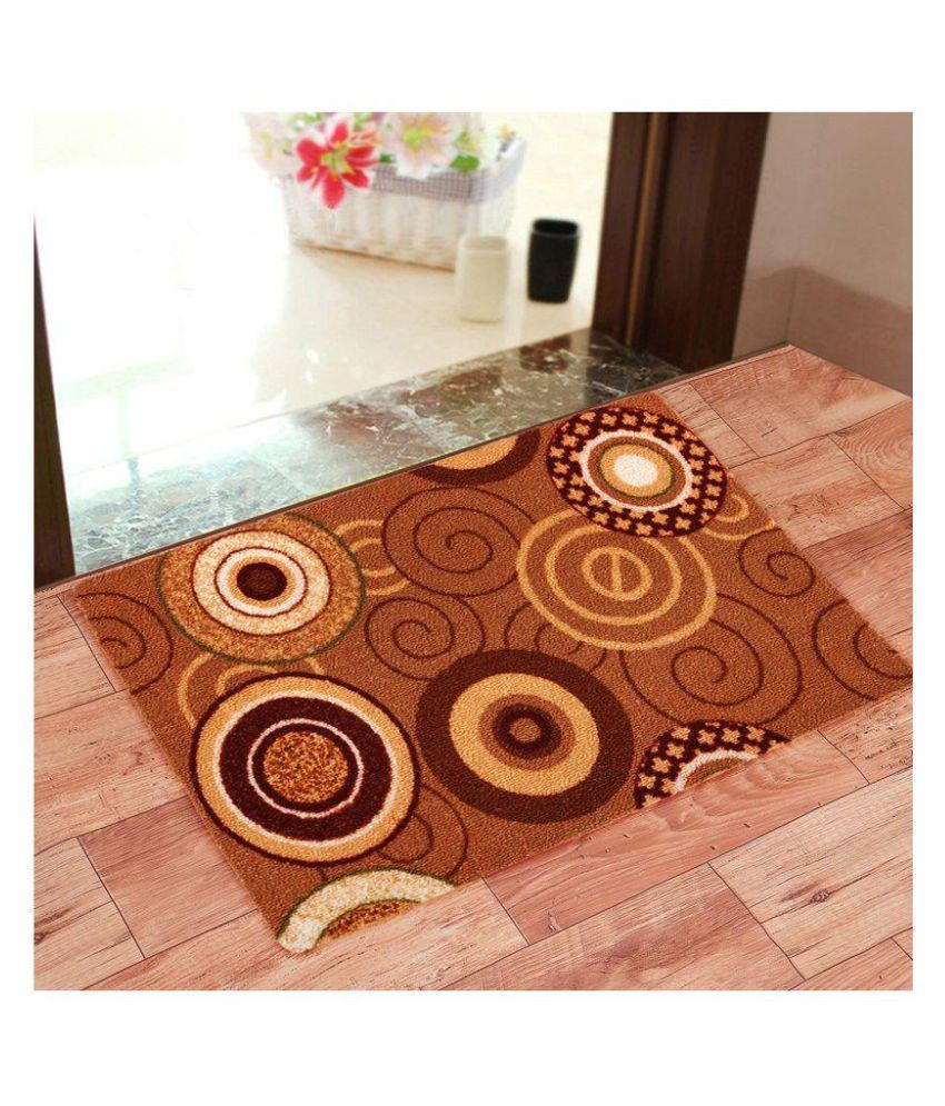     			E-Retailer Brown Single Regular Outdoor Mat