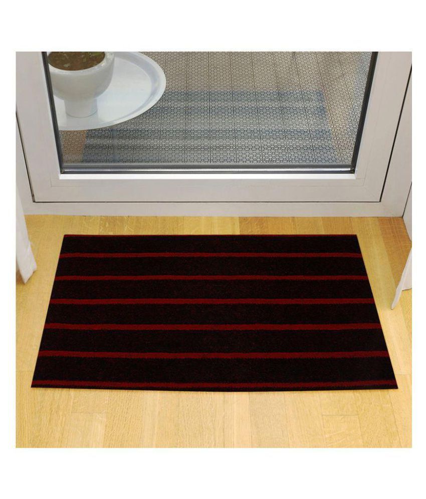     			E-Retailer Red Single Regular Outdoor Mat