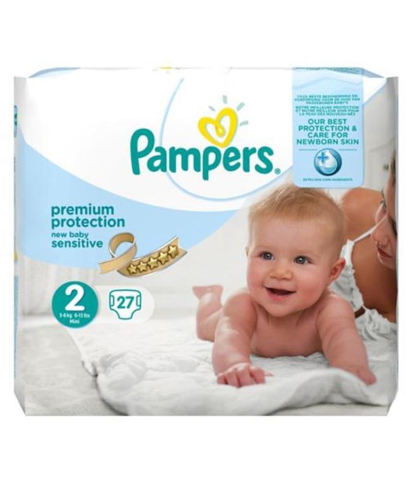 pampers premium protection new baby size 2 mini