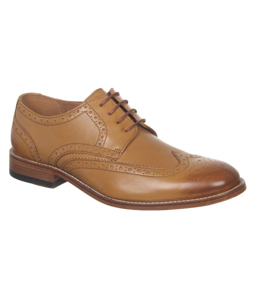 Clarks Brogue Genuine Leather Brown Formal Shoes Price in India- Buy ...