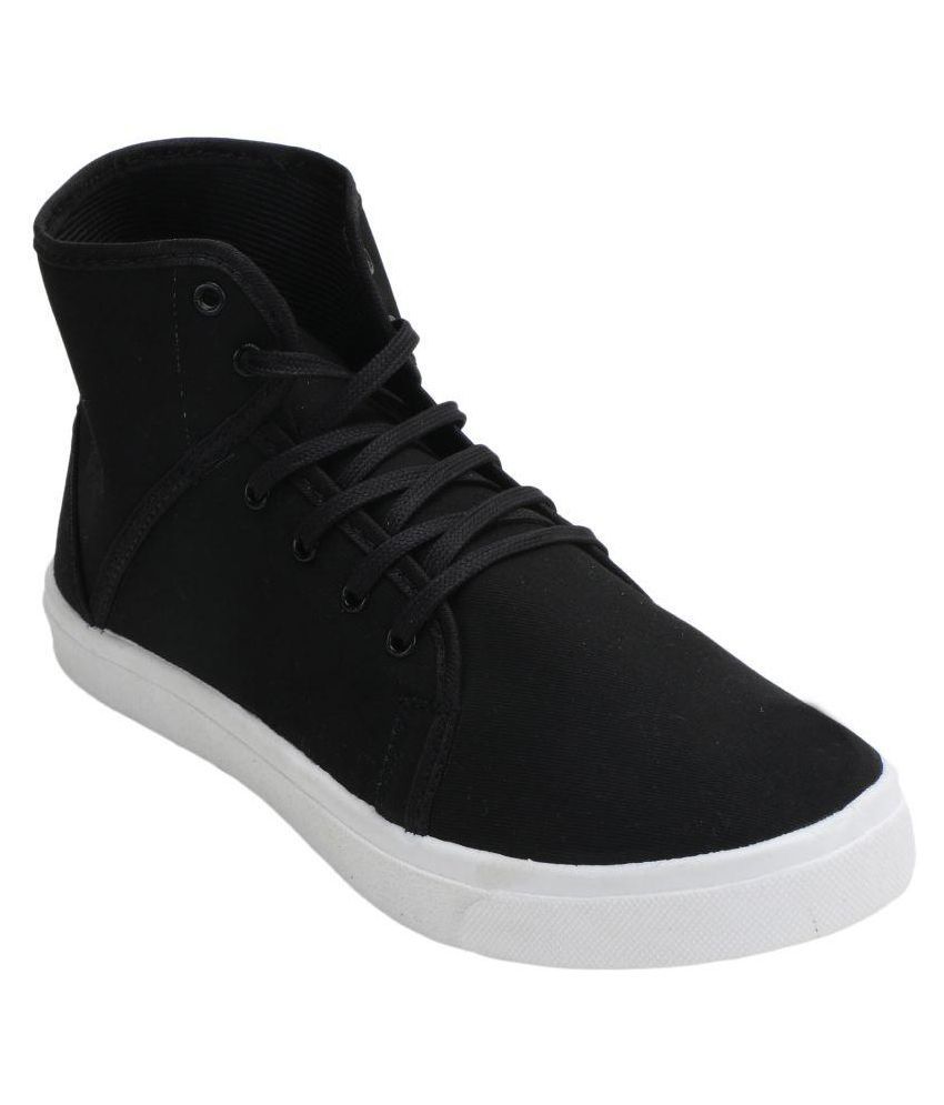 Wika Black Casual Shoes - Buy Wika Black Casual Shoes Online at Best ...