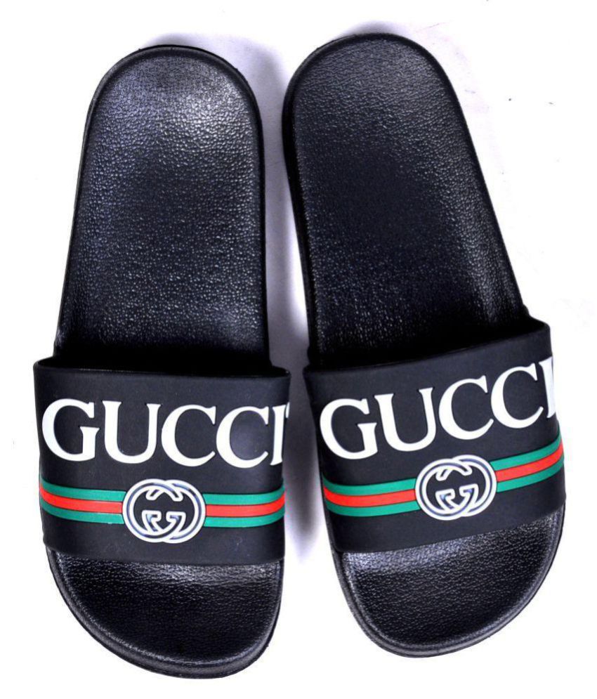 Gucci Black Slide Flip flop Price in 