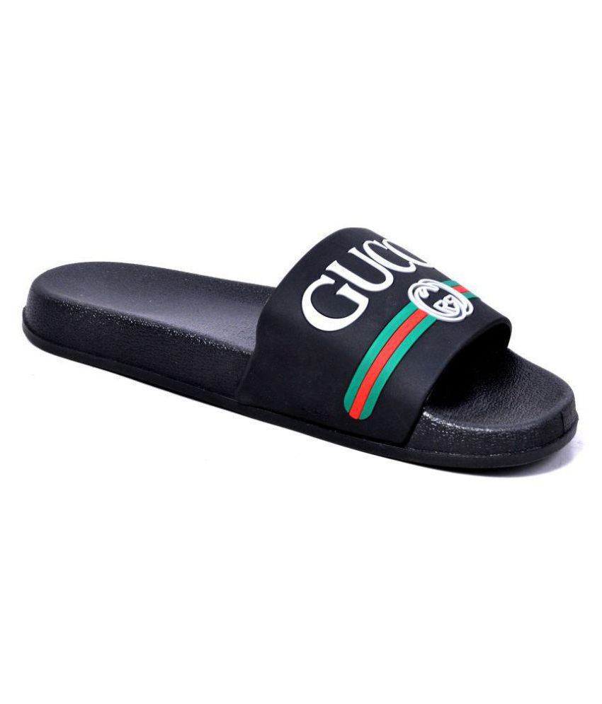Download Gucci Black Slide Flip flop Price in India- Buy Gucci ...
