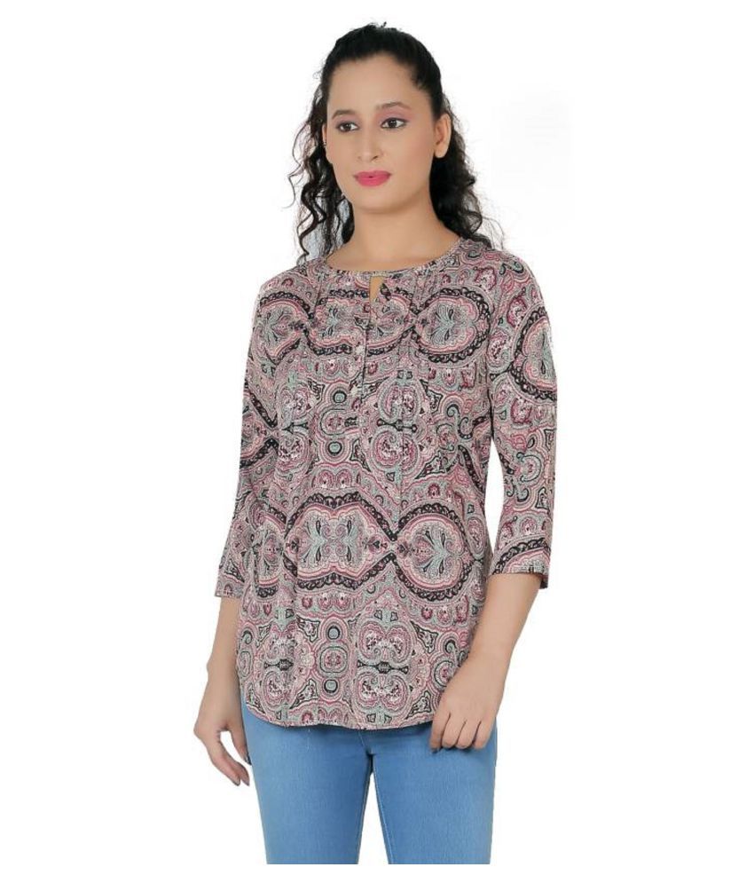 Aatmik Poly Cotton Regular Tops - Multicolor - Buy Aatmik Poly Cotton ...