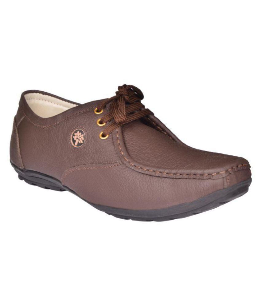     			ss shoes Lifestyle Brown Casual Shoes