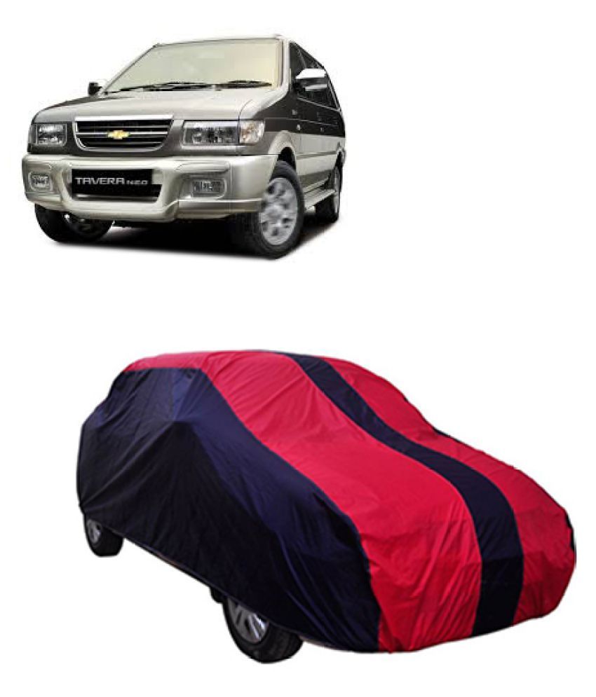 QualityBeast Chevrolet Tavera [20072012] Car Body Cover Red Blue Buy