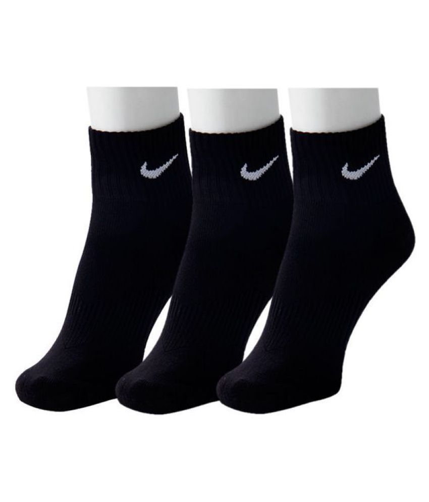 Nike Black Formal Ankle Length Socks - Buy Nike Black Formal Ankle ...