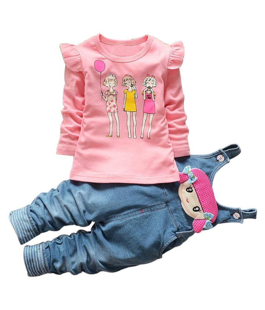 2 year baby girl jeans top