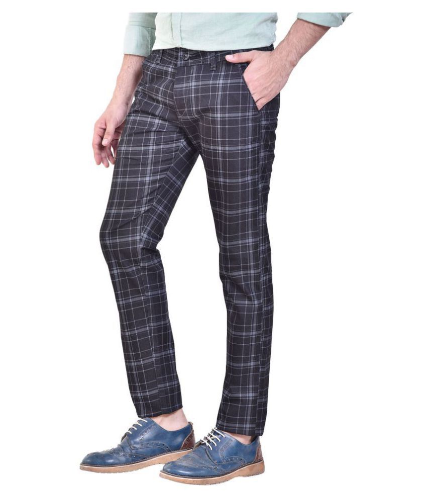 slim fit pleated pants